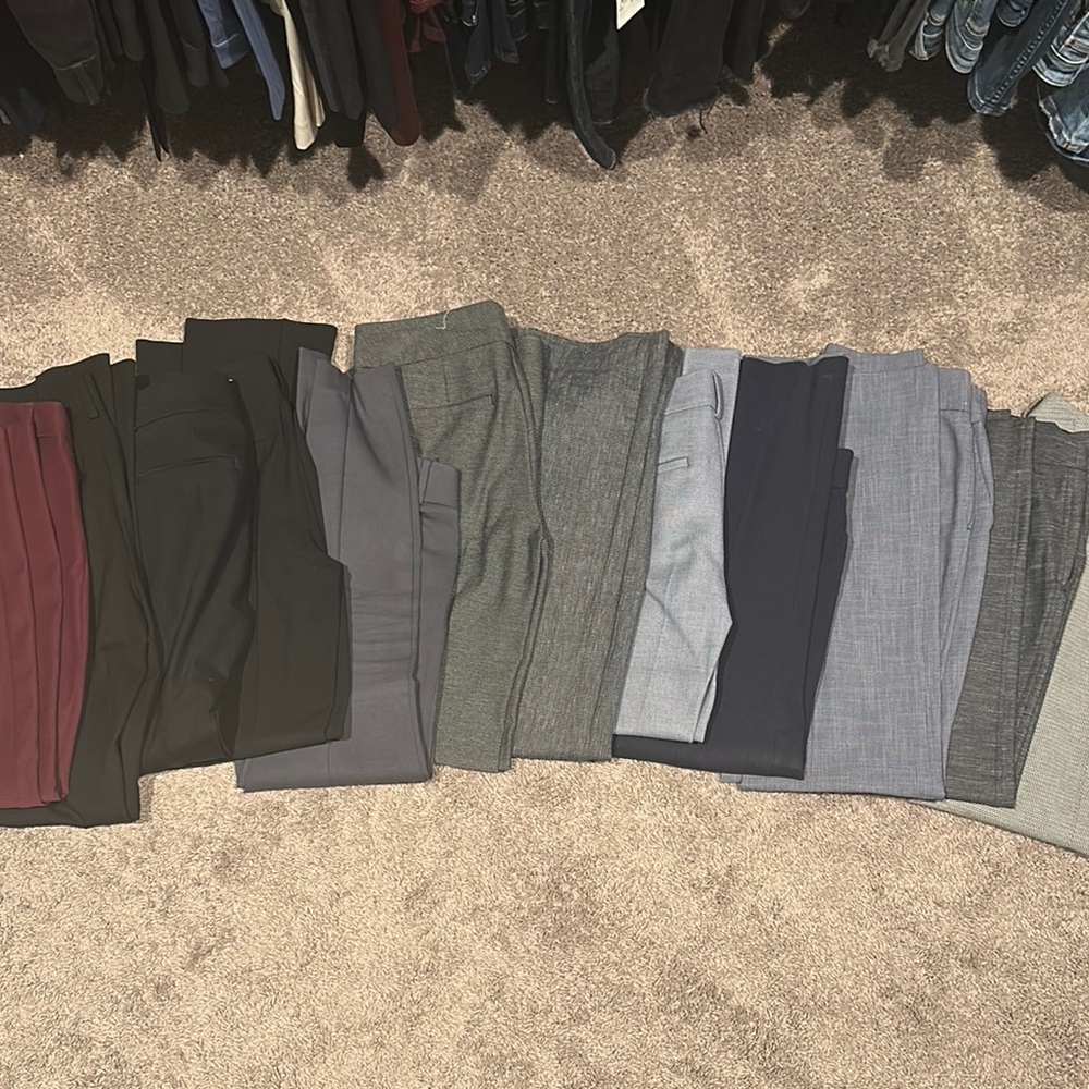 Assorted Black and Gray Pants Collection